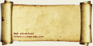 Rumena Garić vizit kartica